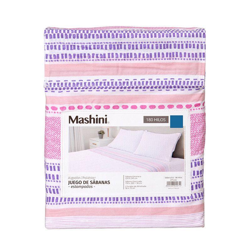 Sábana Mashini 180 Hilos 2 P Lirio-4