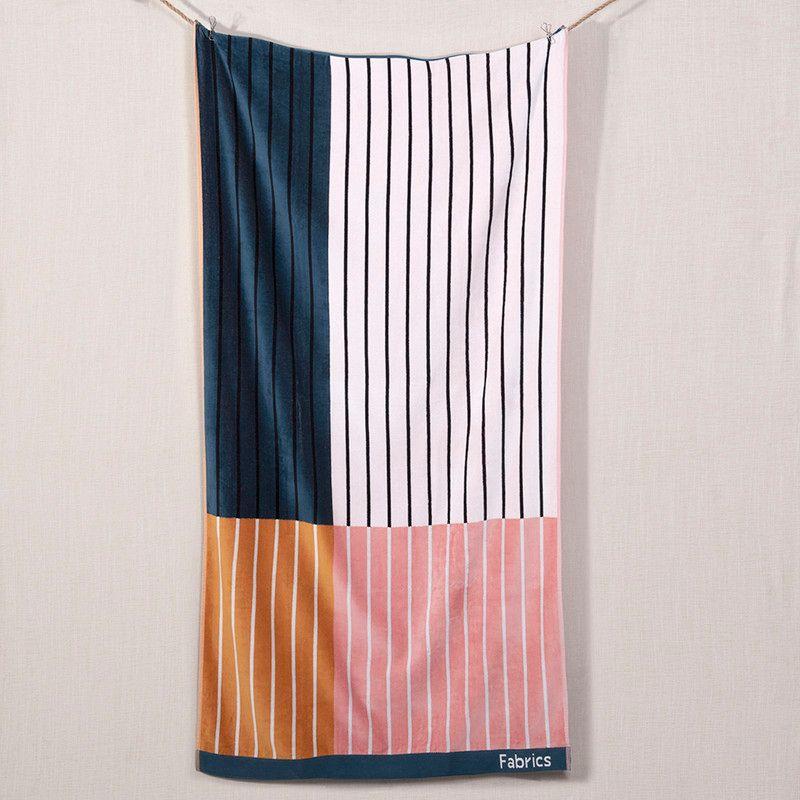 Toalla Playa Jacq Flag 90x180 Blue-0