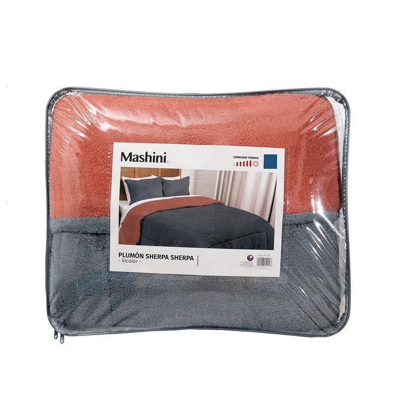 Plumon Sherpa/Sherpa King Gris-Naranjo-4