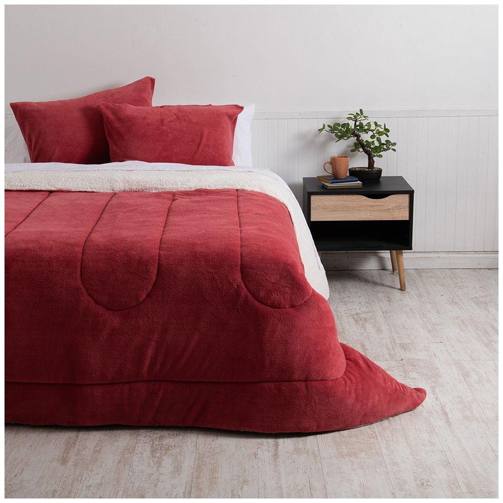 Plumon Coral Sherpa Super King Burdeo-0