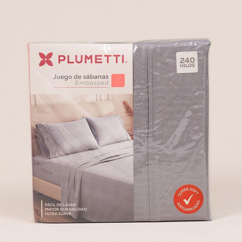 Sabana MF Embossed 2 P Gris Oscuro-2