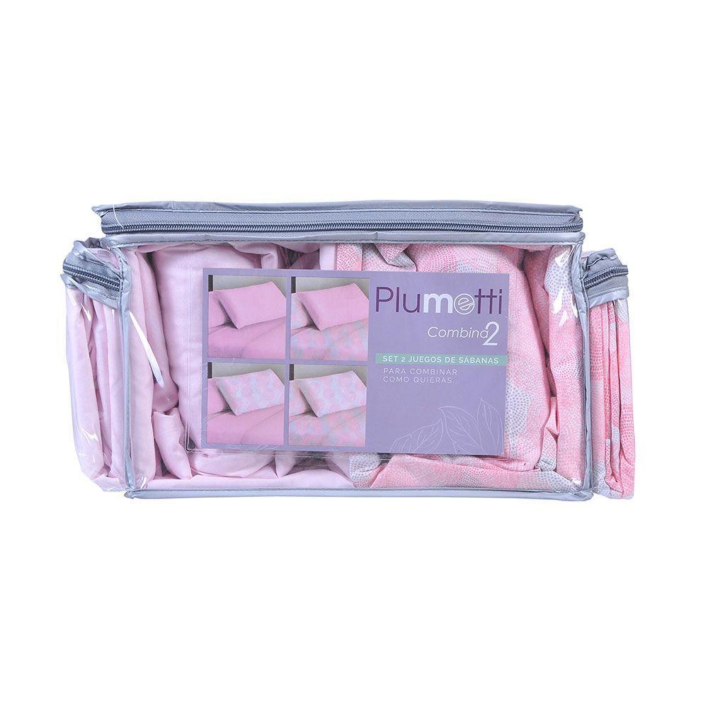 Sabana combinada estampada MF  2P Lugano-4