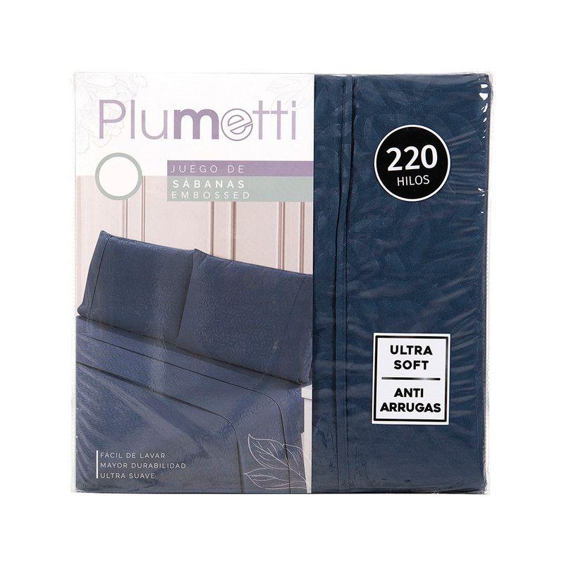 Sabana MF Embossed 1.5 P Azul-3