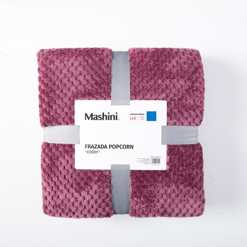 Frazada PopCorn King Burdeo-2