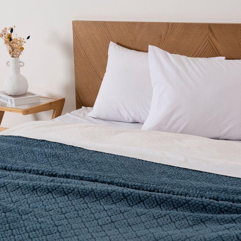 Frazada JQD Sh Atlantic King Azul-2