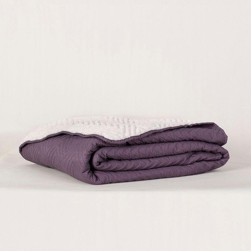 Quilt Mf. Sherpa 1.5 Plazas Morado-2
