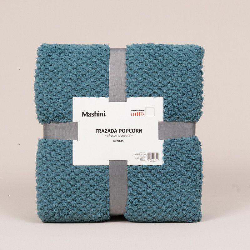 Frazada PopCorn King Celeste-3