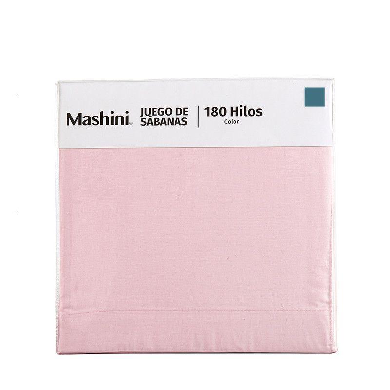 Sabana 180 H Colores Lisos 1.5 P Rosado-1
