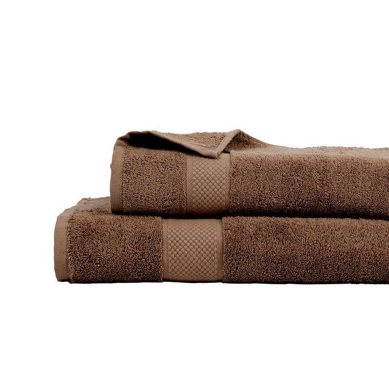 Set 2 toallas Mashini 500 gsm Tabaco-0