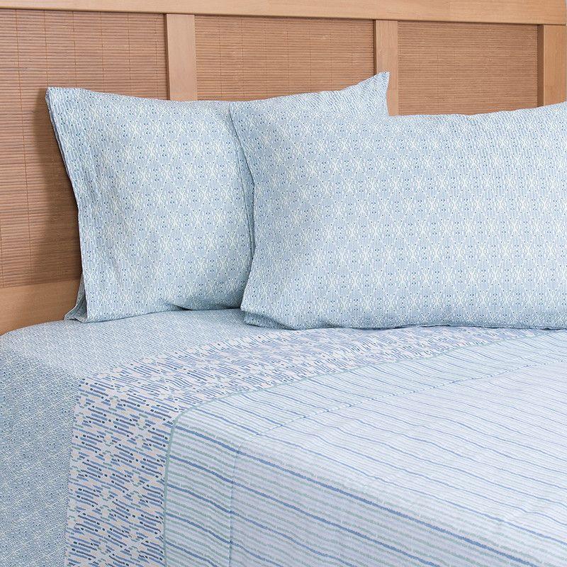 Sábana Estampada  144 Hilos King Sabina-0