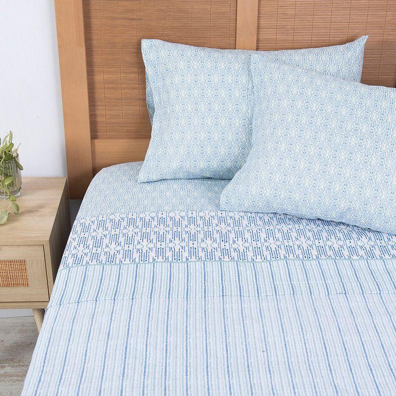 Sábana Estampada  144 Hilos King Sabina-2