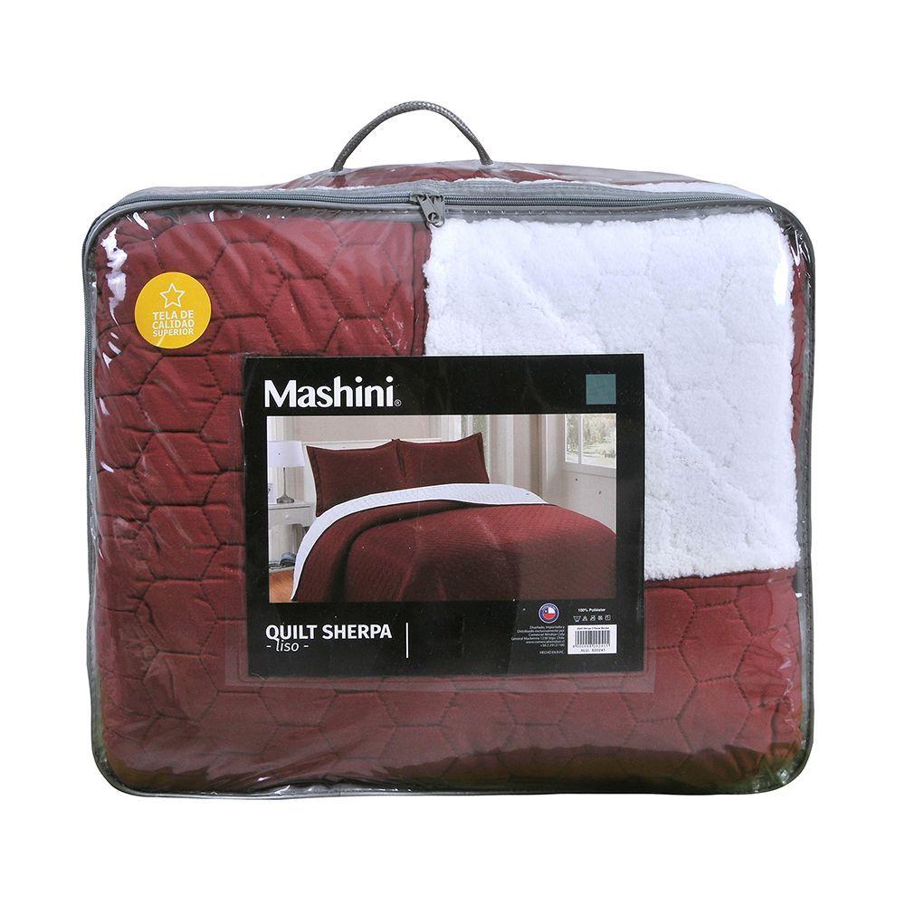 Quilt Sherpa King Burdeo-5
