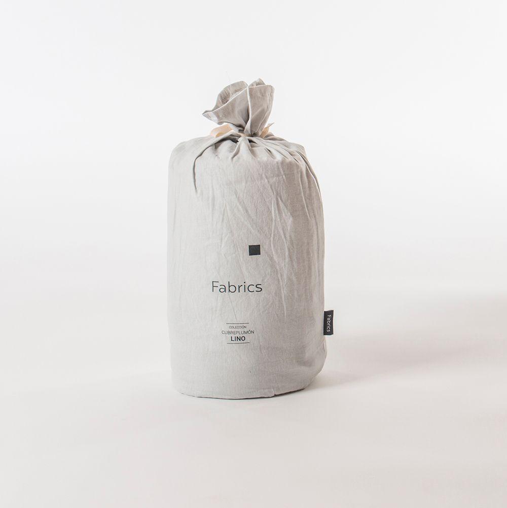 Cubreplumon lino S.King gris claro Fabrics-2