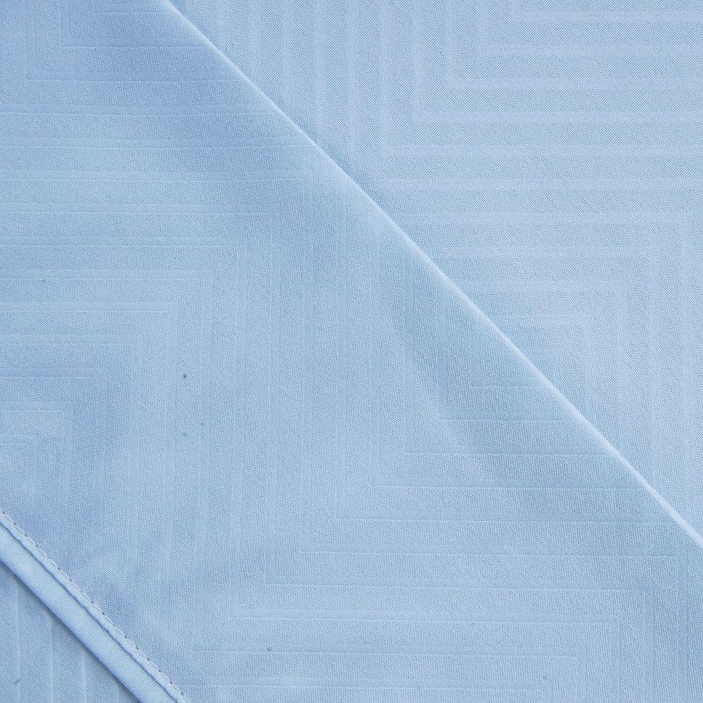 Sabana lisa  MF Embossed 2 P Celeste-1