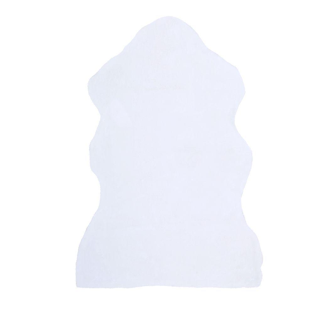 Alfombra Poliester  Yagan 90x150 Blanco-0