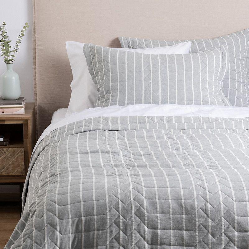 Cubrecama Melange 2 Pl Gris-2