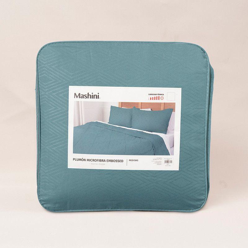 Plumon MF Emboss Sherpa 2 P Turquesa-3