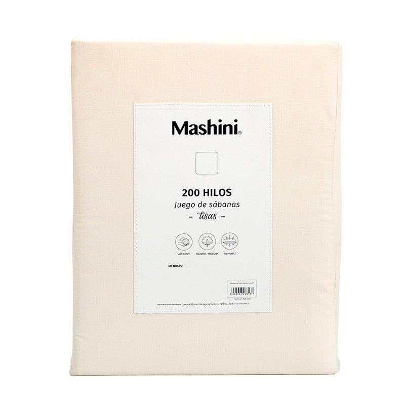 Sábana 200H Colores 1 P Crudo-4