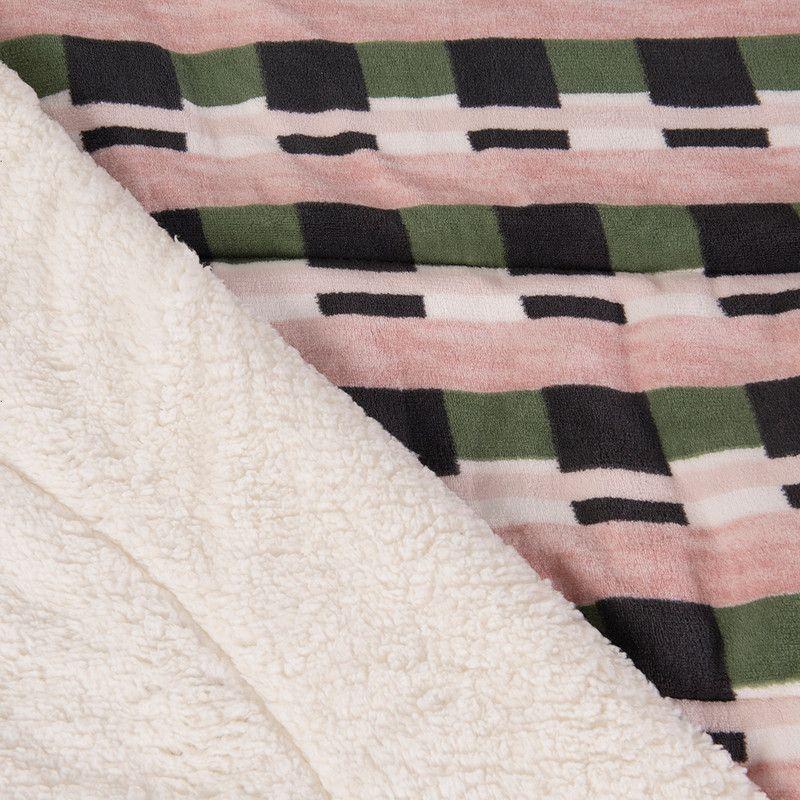 Plumon Coral print Sherpa 2 P Trama-1