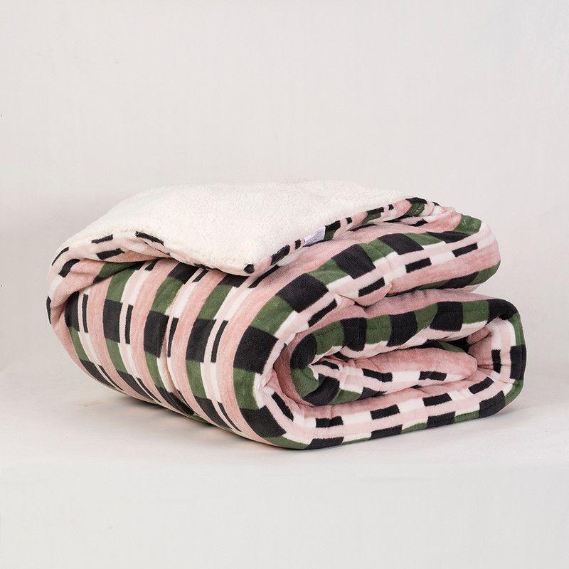 Plumon Coral print Sherpa 2 P Trama-2