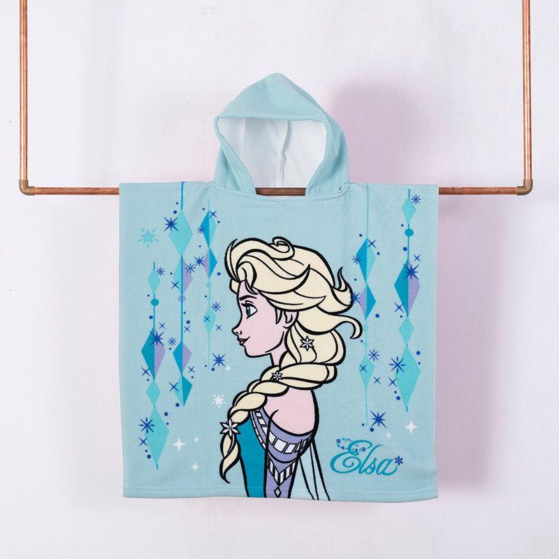 Toalla Playa Capucha MF 60x120 Frozen Cristal-0