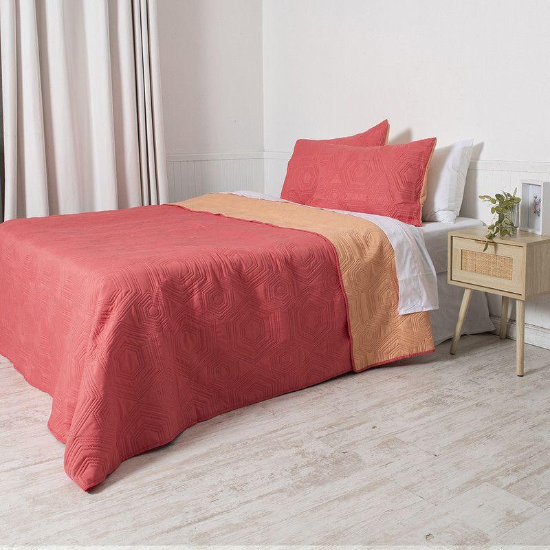 Quilt MF King  Sandía-Coral-2