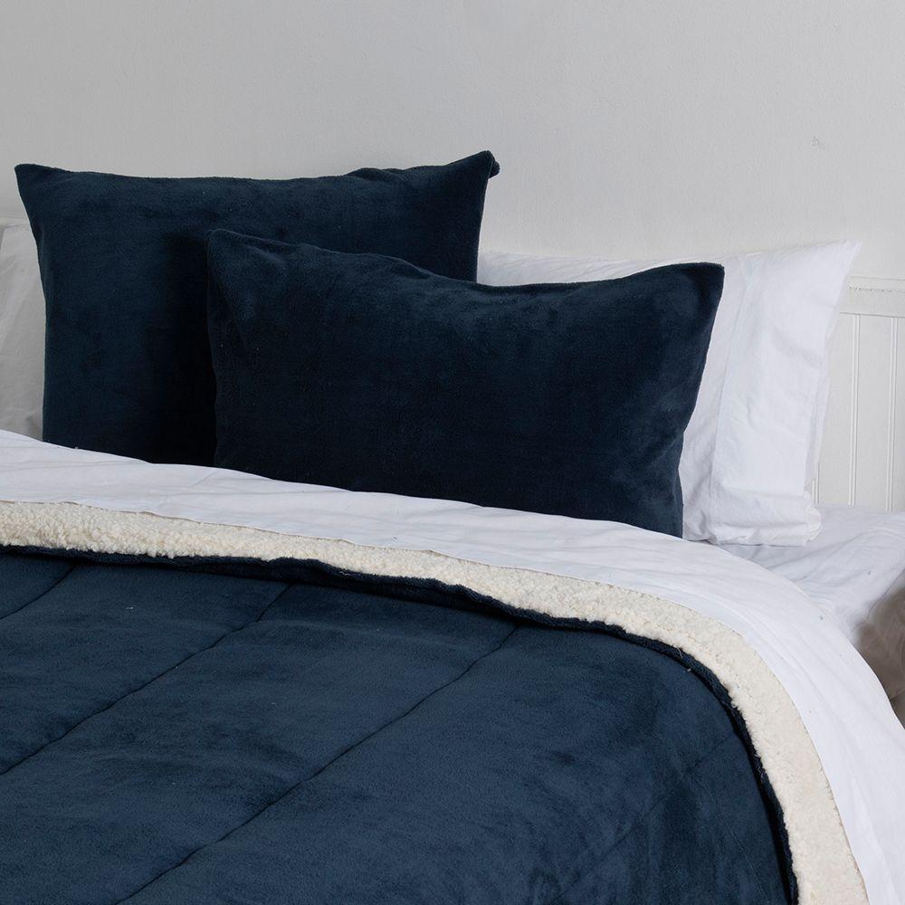 Plumon Coral Sherpa Super King Azul-2