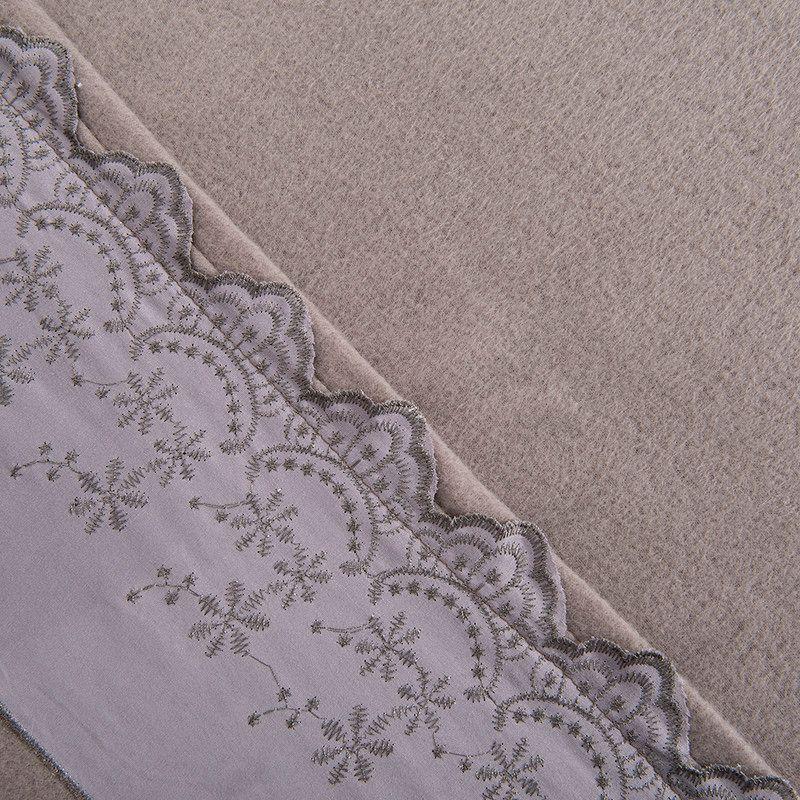Sabana Polar Lisa Broderie 1.5 P Taupe-2