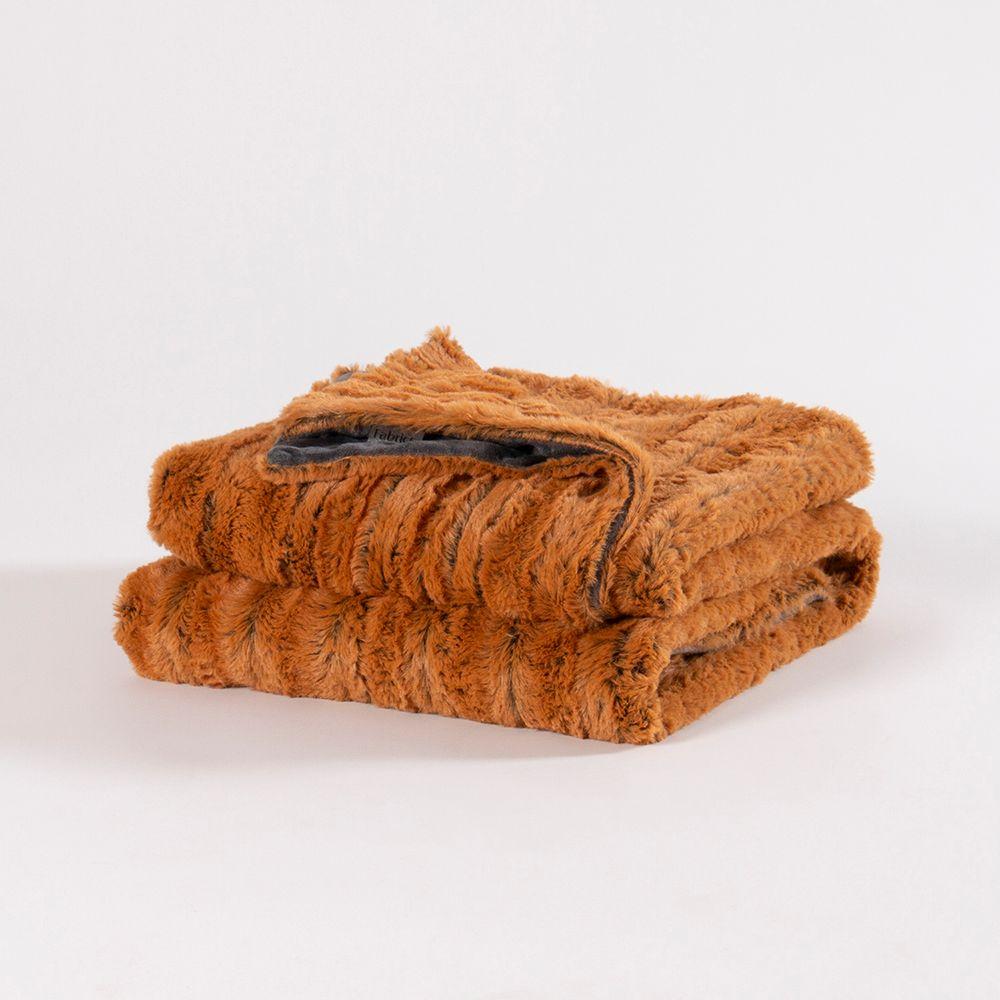 Manta Fur Moscu 130x180 cobre Fabrics-0