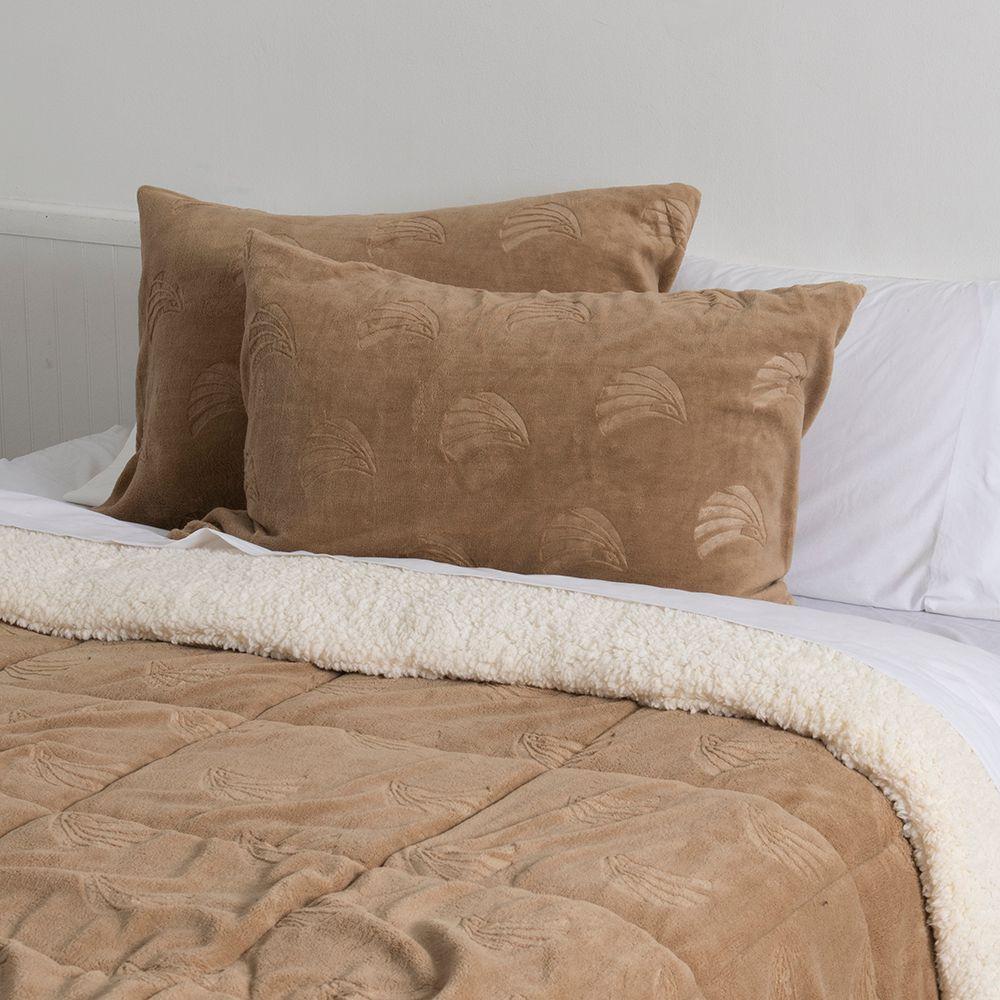 Plumon Coral Emboss 2 P Beige-3