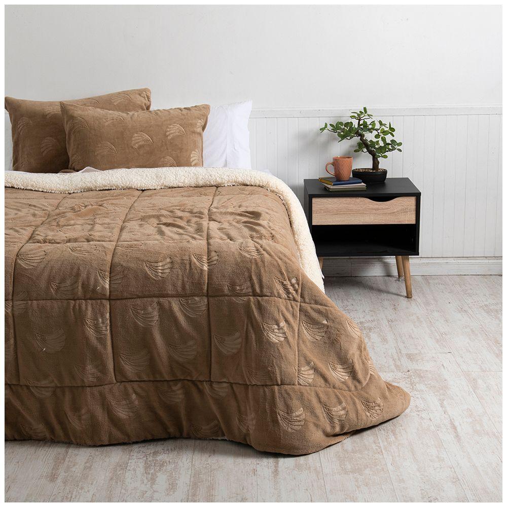 Plumon Coral Emboss 2 P Beige-0