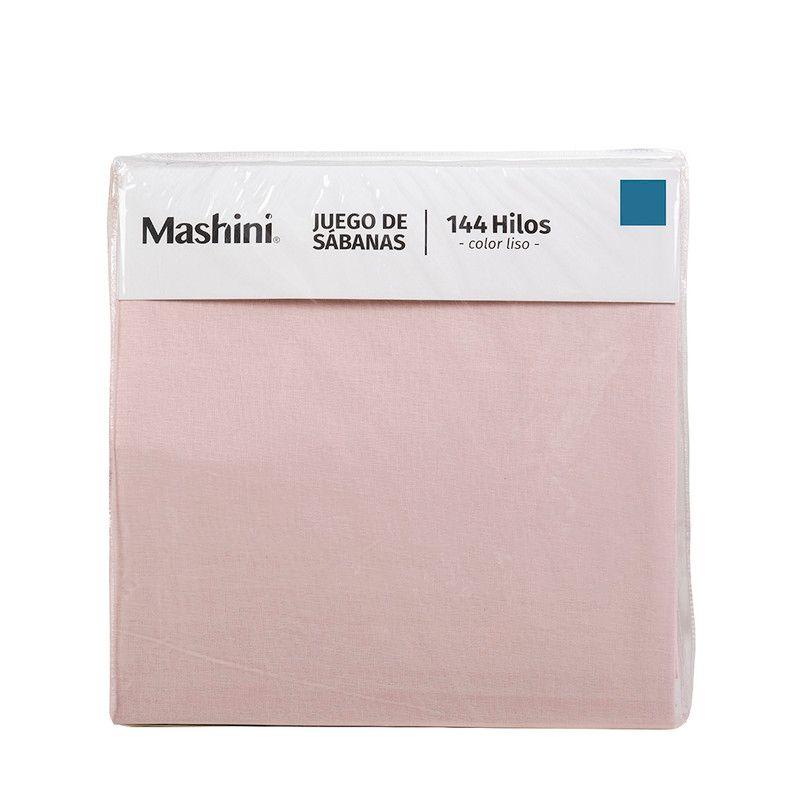 Sabana 144 Hilos Lisa 1.5 P Rosado-2