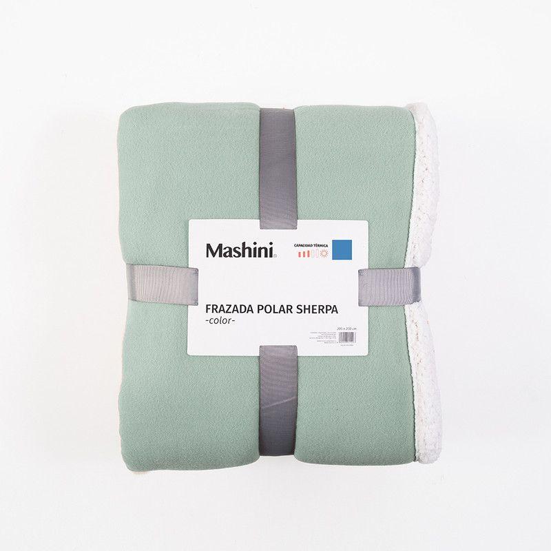 Frazada Polar-Sherpa Lisa 1.5 P Verde-2