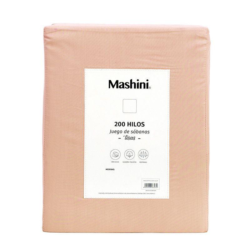 Sábana 200H Lisa 1.5 P Damasco-4