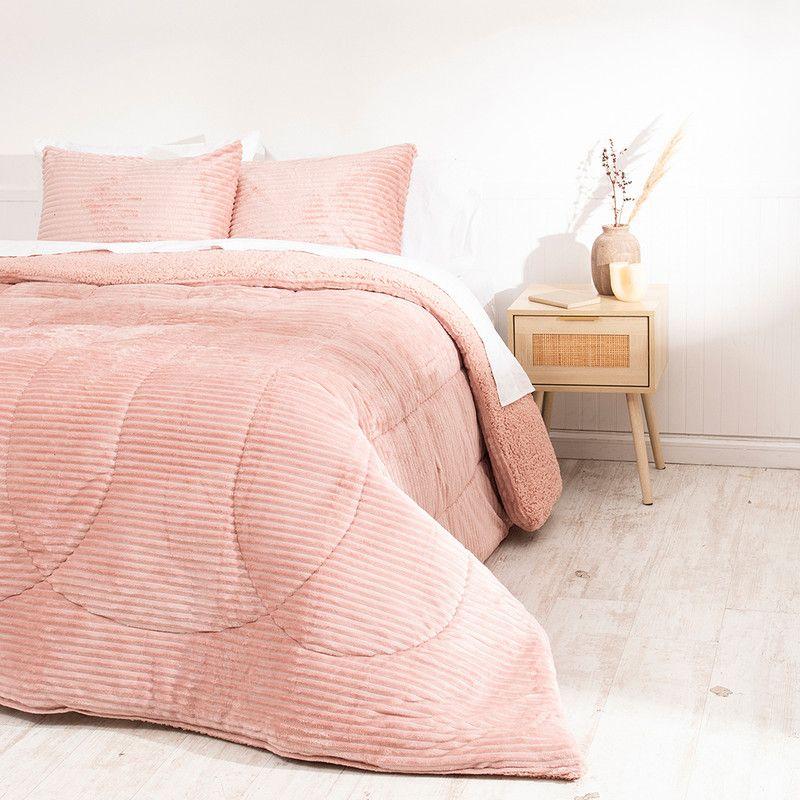Plumon Corduroy Coral Sherpa 2 P Rosado N-3