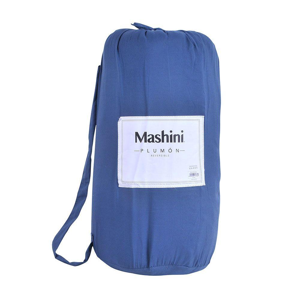 Plumón Microfibra King Azul-2