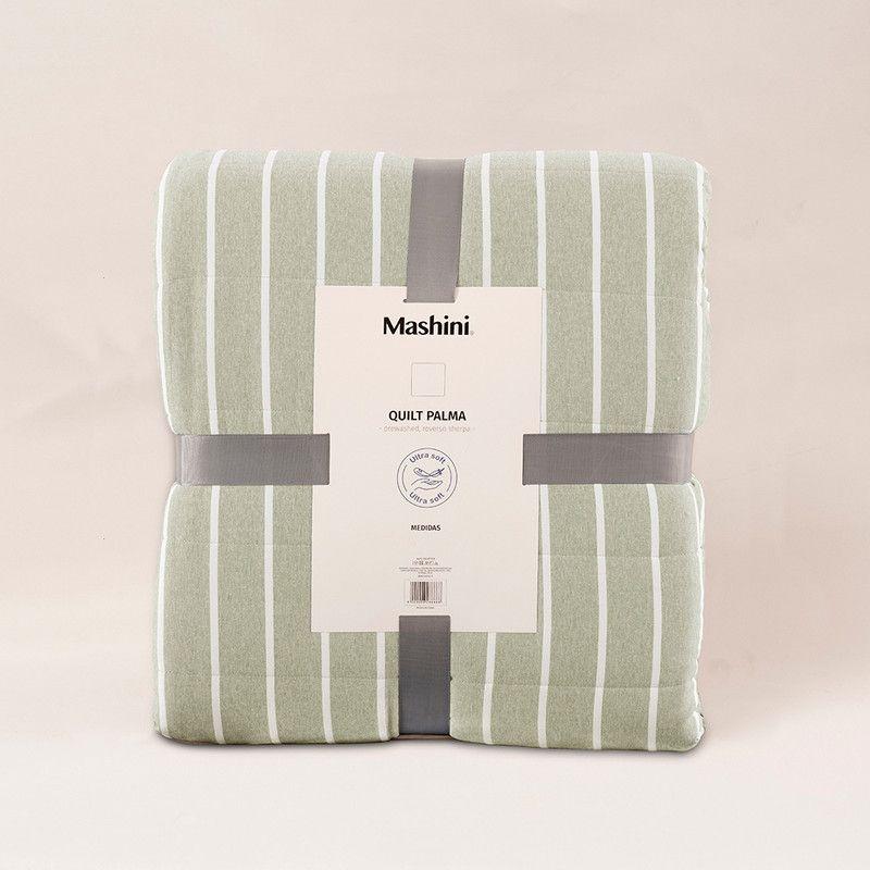 Quilt Palma Cationic Sherpa S. King Verde-3