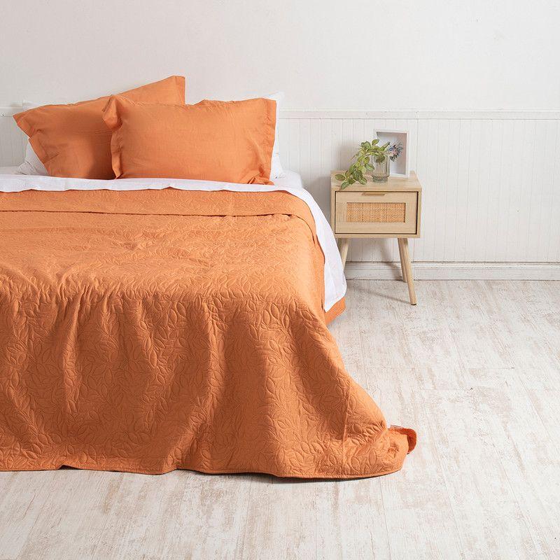 Quilt Cordoba lisa Mashini 2 P Terracota-0