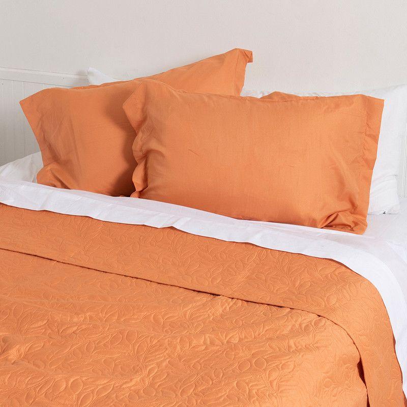 Quilt Cordoba lisa Mashini 2 P Terracota-1