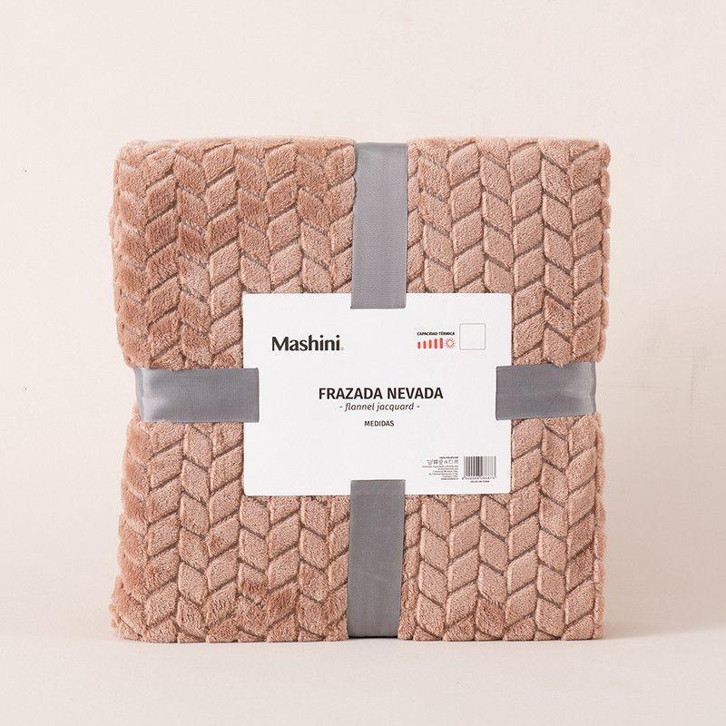 Frazada Jqd Flannel Nevada 1.5 P Nude-2