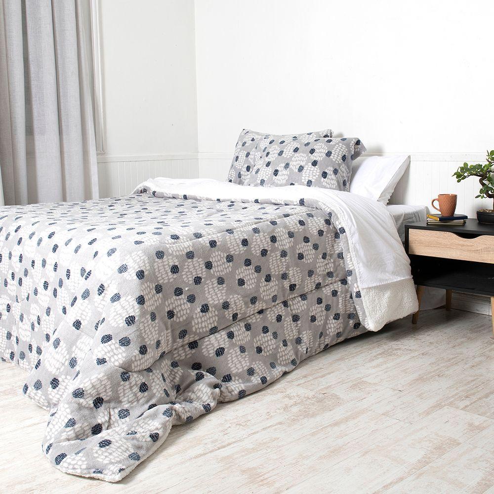 Plumon Coral print Sherpa King Salina-2