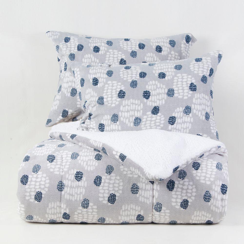 Plumon Coral print Sherpa King Salina-1