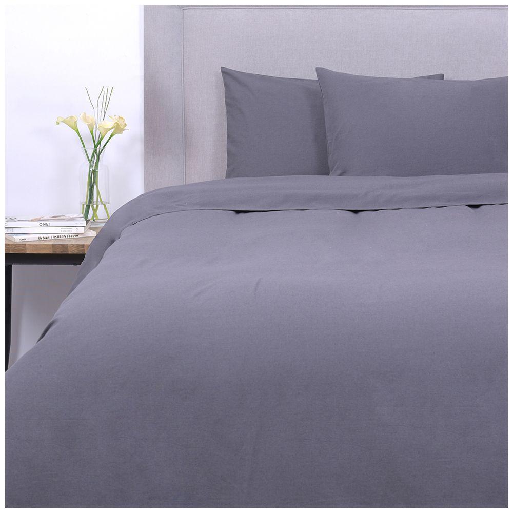 Cubreplumon Lino King Marengo Fabrics-0