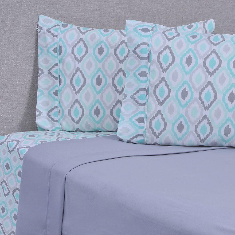 Sabana combinada estampada MF  2 P Lily-2