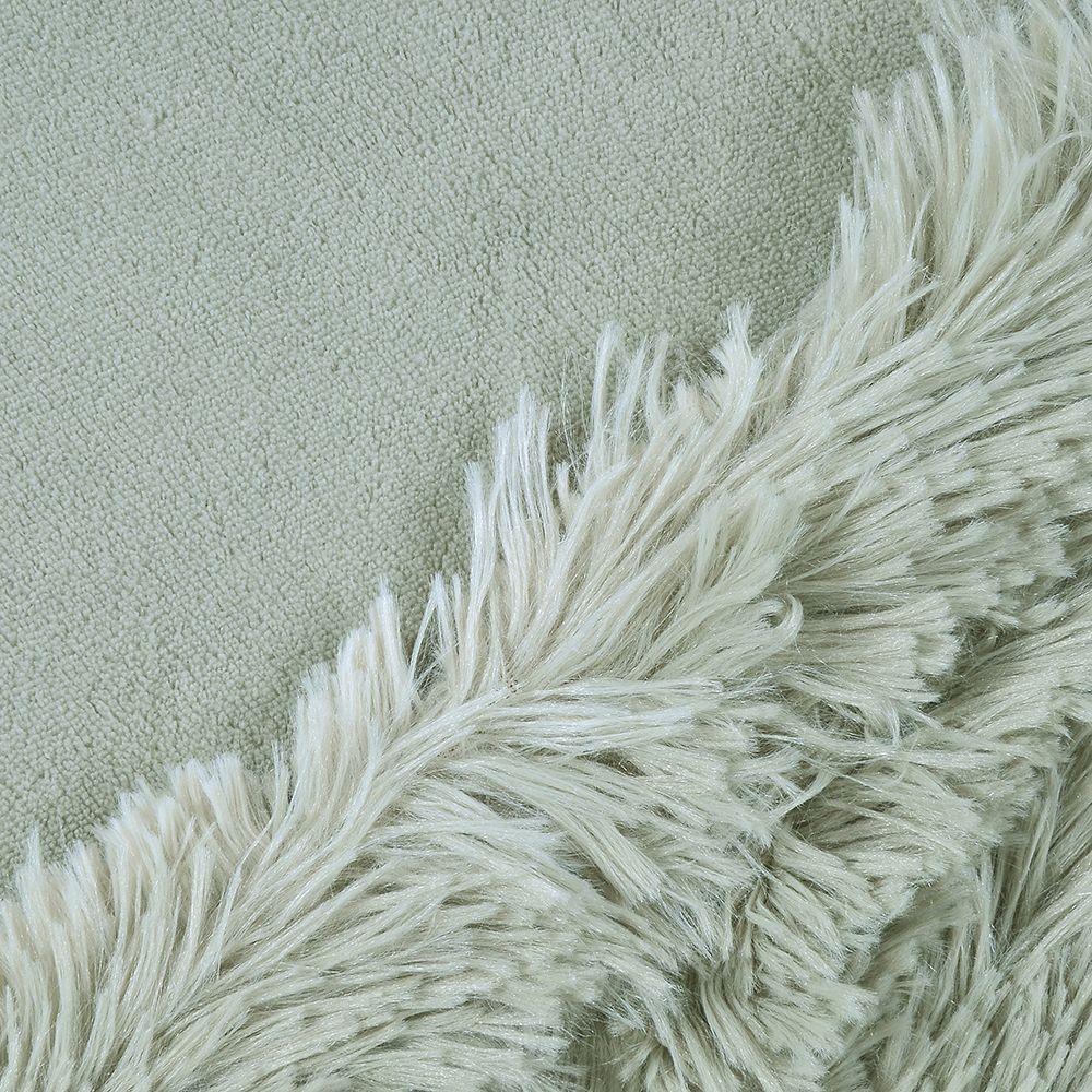Manta Shaggy 127x152 Verde-1