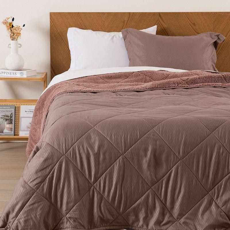 Plumon MF Emboss Sherpa 1.5 P Taupe-0