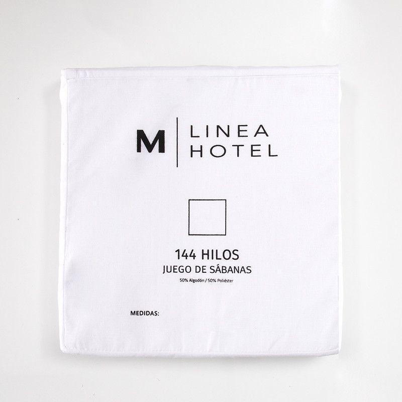 Sábana Hotel 144H King Blanco-4