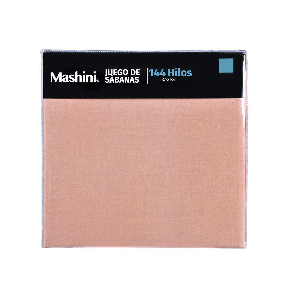 Sabana lisa 144 Hilos 144H 2P Terracota-2