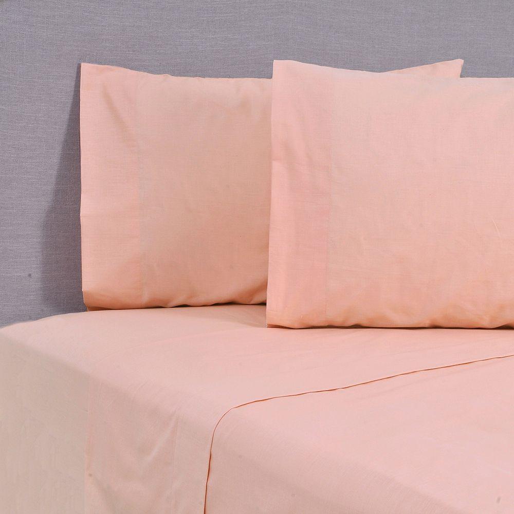 Sabana lisa 144 Hilos 144H 2P Terracota-0