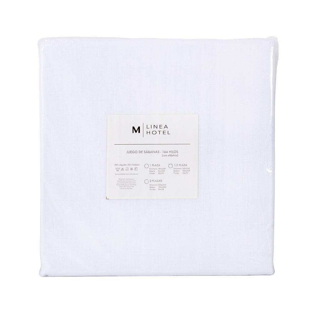 Sabana Hotel Set 144 H 50/50 1,5 P blanco-3